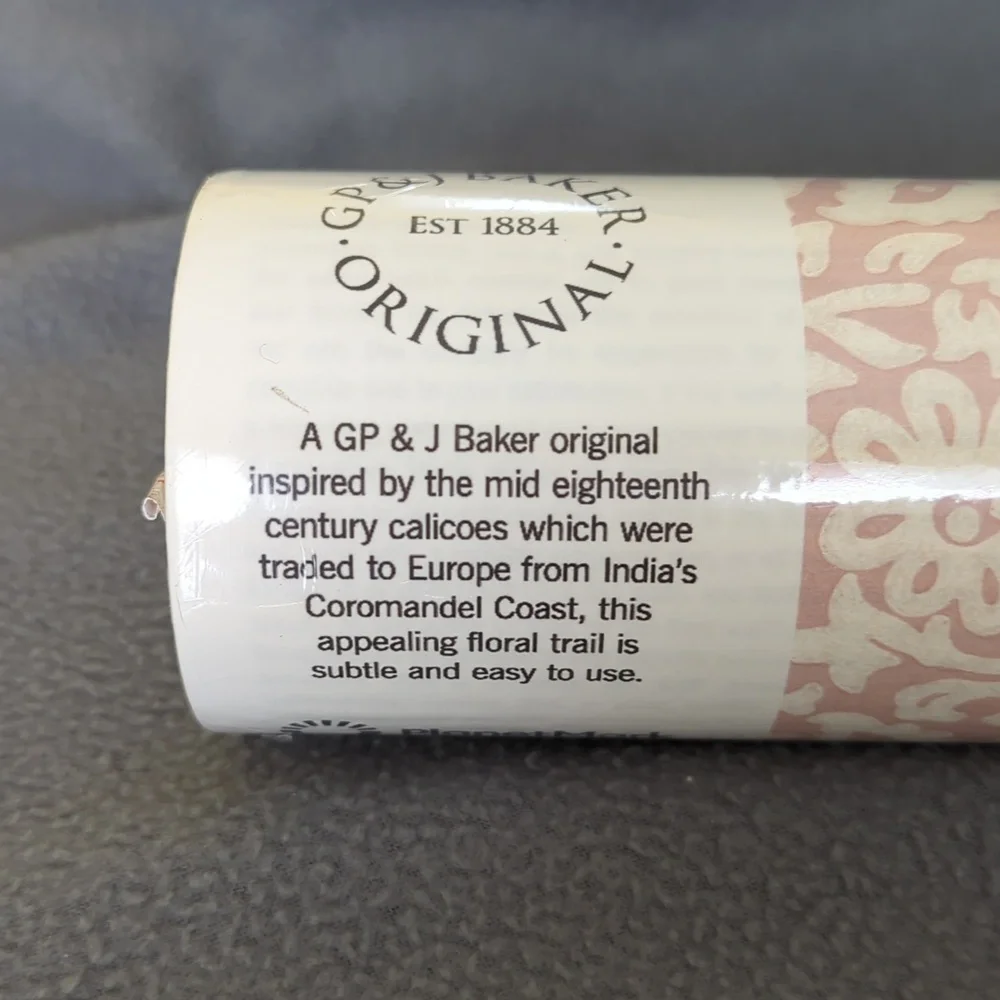 GP&J Baker Flora Wallpaper Roll. Made In England.